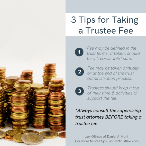 3 Tips for Taking a Trustee Fee