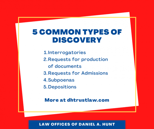 5 Types of Discovery in Trust Litigation