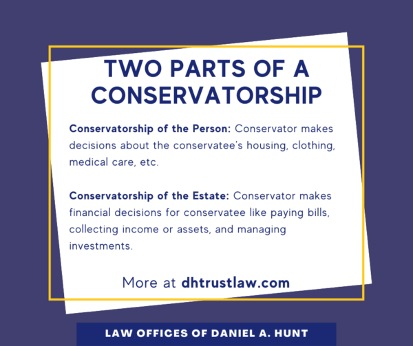 2 Parts of a Conservatorship