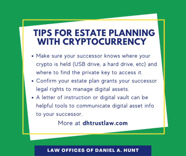 Tips for Estate Planning with Cryptocurrency