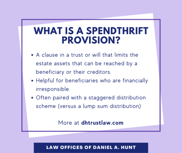 What-is-a-spendthrift-provision