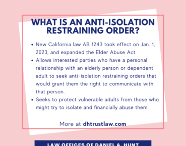 What is an Anti-isolation Restraining Order?