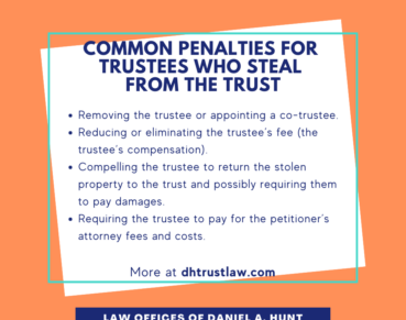 Common Penalties for Trustees Who Steal from the Trust