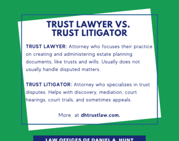 Trust Lawyer vs Trust Litigator