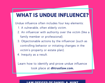 What is Undue Influence?