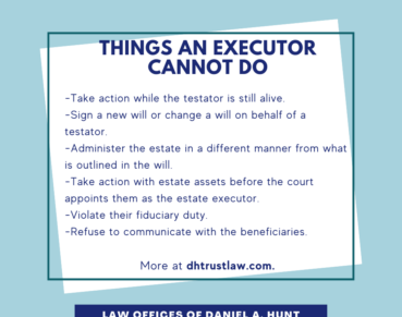 Things an Executor Cannot Do