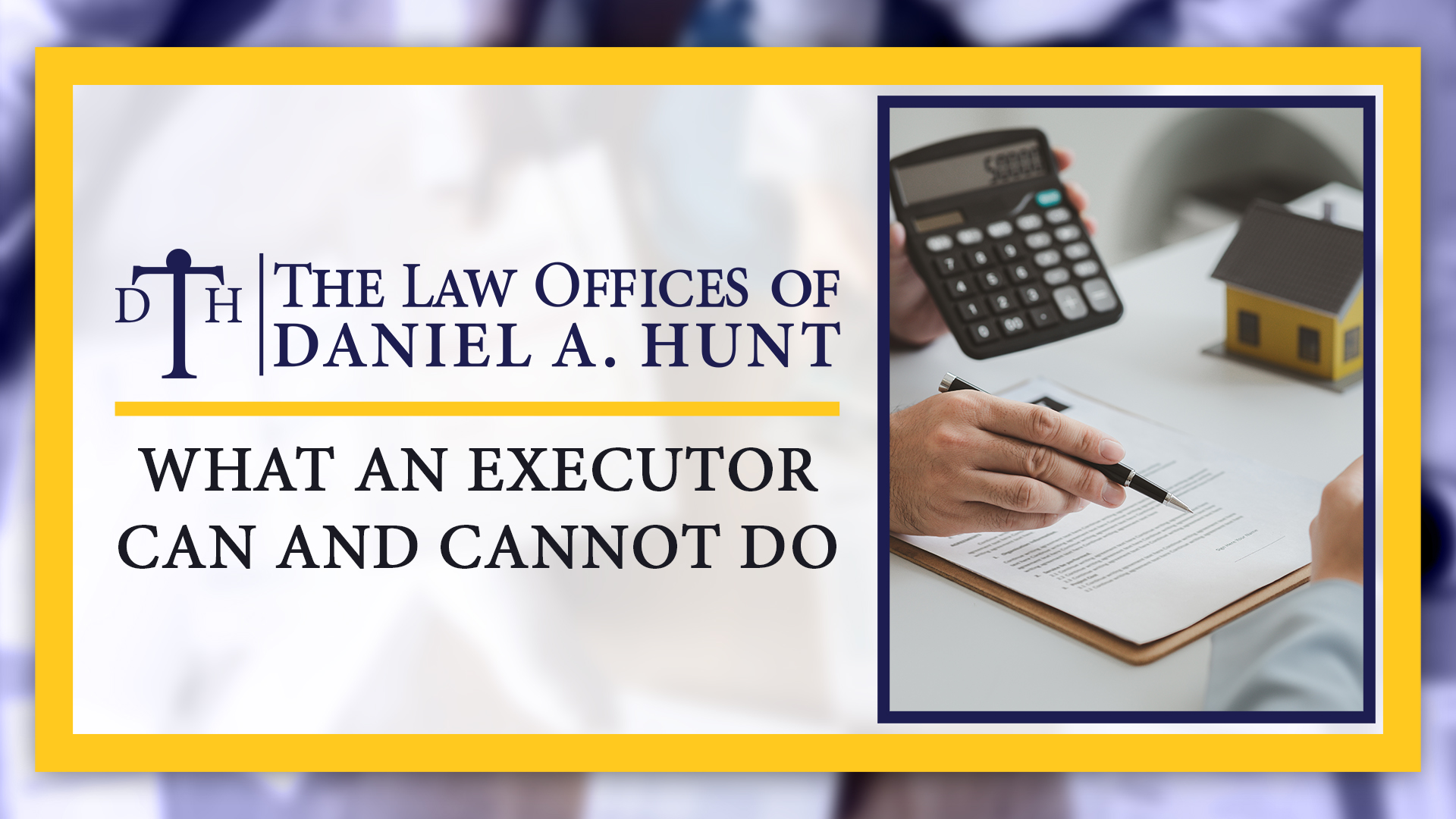 What an Executor Can and Cannot Do