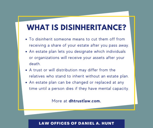 What is Disinheritance