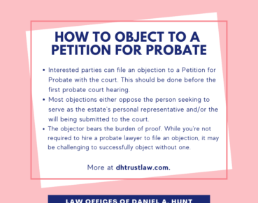 How to Object to a Petition for Probate