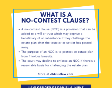 What is a No-Contest Clause in California (2)