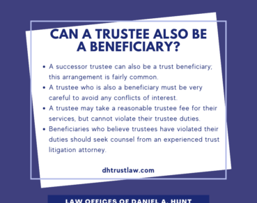 Can a Trustee Be a Beneficiary