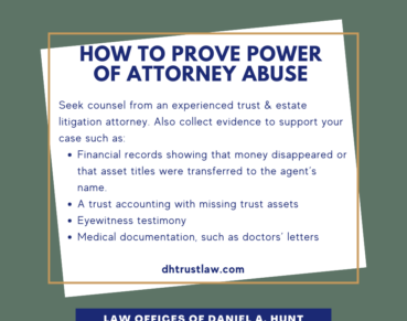 How to Prove Power of Attorney Abuse (1)
