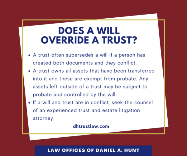 Does a Will Override a Trust (1)