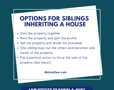 Options for Inheriting a House with Siblings