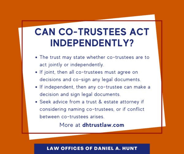 Can Co-trustees Act Independently?