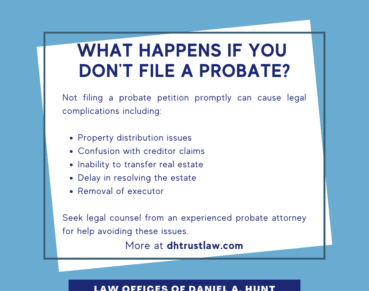 What Happens If You Don't File a Probate in California