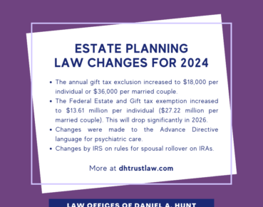 Estate Planning Law Changes - 2024