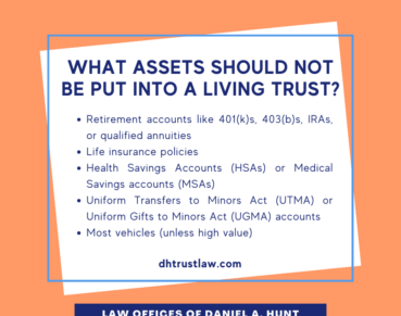 What Assets Should Not Be Put into a Living Trust (2)