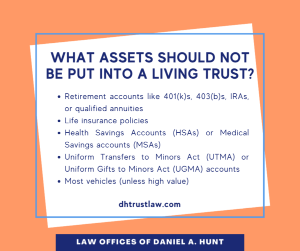 What Assets Should Not Be Put into a Living Trust (2)