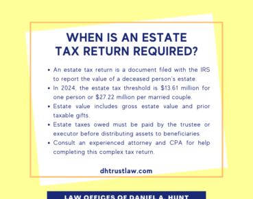 When is an Estate Tax Return Required?