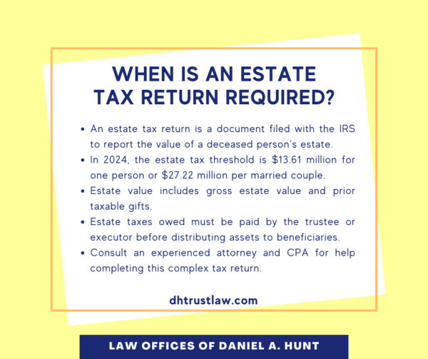 When is an Estate Tax Return Required?