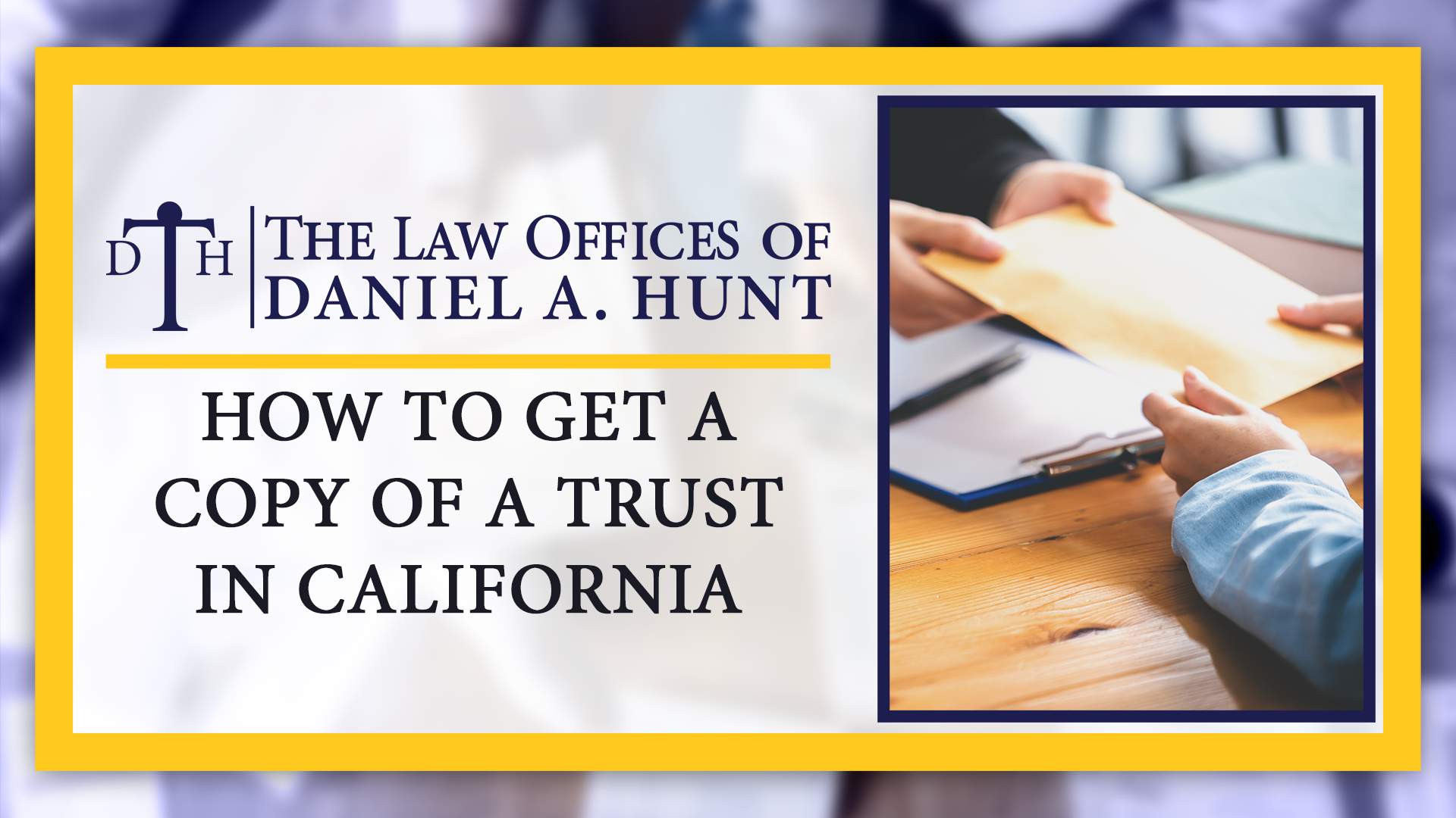 How to Get a Copy of a Trust in California