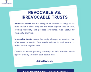 Revocable vs Irrevocable Trusts