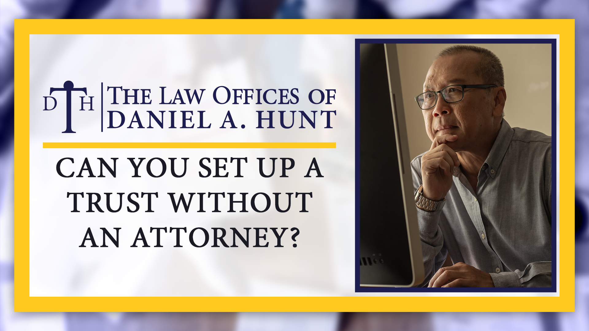 Can you set up a trust without an attorney