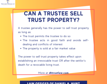 Can a Trustee Sell Trust Property