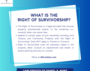 Understanding the Right of Survivorship in California