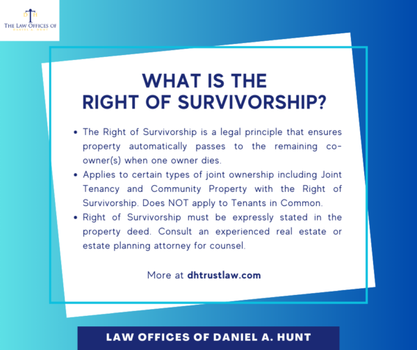 Understanding the Right of Survivorship in California